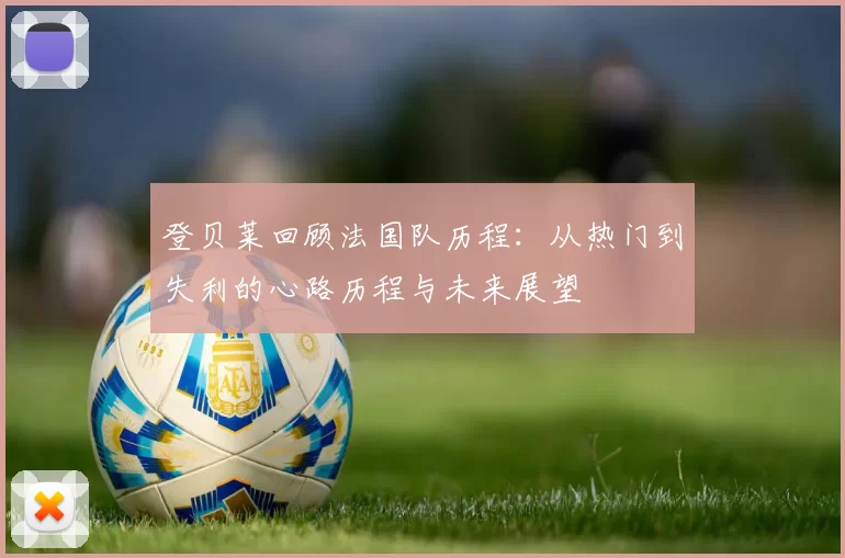 登贝莱回顾法国队历程：从热门到失利的心路历程与未来展望